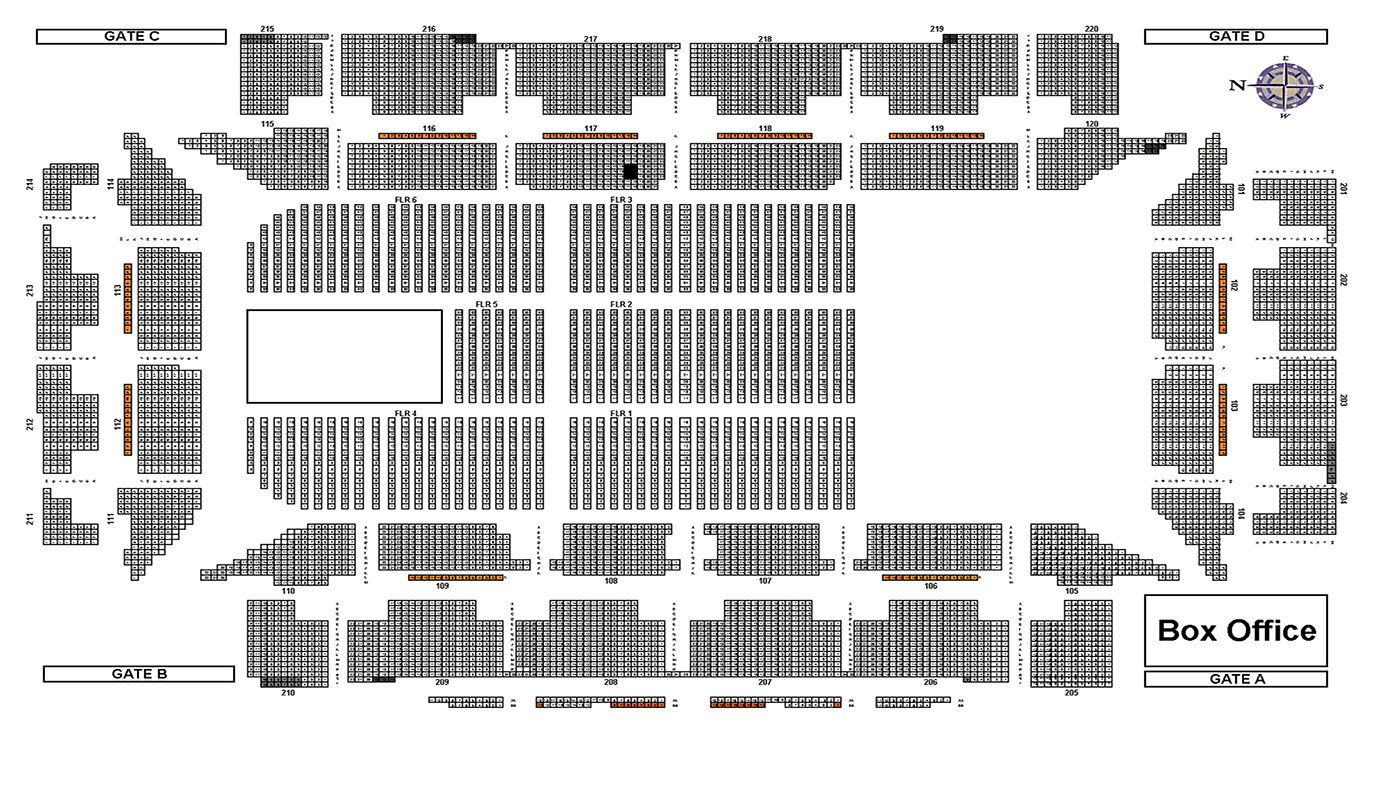 Broadmoor World Arena Seating Chart With Rows