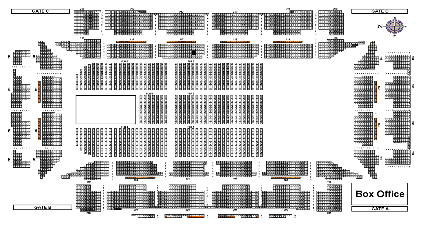 Penrose Event Center Seating Chart